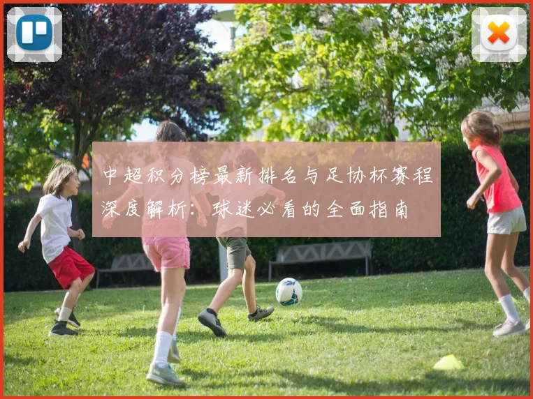 中超积分榜最新排名与足协杯赛程深度解析:球迷必看的全面指南